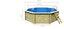 Karibu Pool Modell 2 A/B/C/D - kesseldruckimprägniert