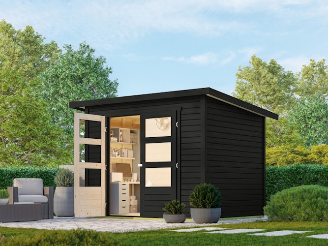 Karibu Gartenhaus Charlie 1/2 - 19 mm - Aktionsangebot