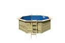 Vorschaubild Karibu Pool Modell X1 400 x 400 cm - kesseldruckimprägniert mit Metallecke