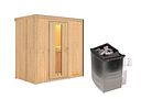 Vorschaubild Karibu Sauna Variado mit Fronteinstieg 68 mm inkl. gratis Zubehörpaket im Wert von 126,96€