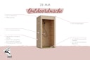 Vorschaubild Karibu Outdoordusche Gartendusche naturbelassen - 28 mm