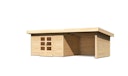 Vorschaubild Karibu Woodfeeling Gartenhaus Northeim 4 inkl. 300 cm Schleppdach und Rückwand