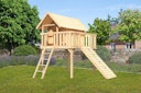 Akubi Stelzenhaus Fidel mit Satteldach inkl. Holzrampe