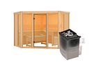 Vorschaubild Karibu Sauna Alcinda 2 Superior mit Eckeinstieg 68 mm