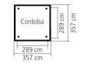 Vorschaubild Karibu 4-Eck Pavillon Cordoba kesseldruckimprägniert