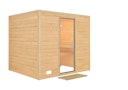 Vorschaubild Karibu Sauna Sonara - Massivholzsauna mit Fronteinstieg 38 mm