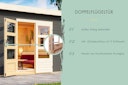 Vorschaubild Karibu Mittelwand-Gartenhaus Schönbuch 1 - 38 mm