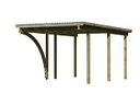 Vorschaubild Karibu Carport Einzelcarport Eco 1/2 - kesseldruckimprägniert