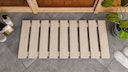 Karibu Bodenrost Premium aus Espenholz 46,5 x 100 cm