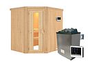 Vorschaubild Karibu Sauna Siirin mit Eckeinstieg 68 mm