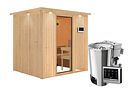 Vorschaubild Karibu Sauna Daria - 68 mm Systemsauna - 230 Volt Plug & Play inkl. gratis Saunaofen im Wert von 899,99€
