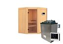 Vorschaubild Karibu Sauna Taurin mit Eckeinstieg 68 mm