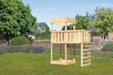 Vorschaubild Akubi Kinderspielturm Ritterburg Löwenherz inkl. Anbauplattform und Kletterwand