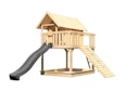 Vorschaubild Akubi Stelzenhaus Fidel mit Satteldach inkl. Wellenrutsche und Holzrampe