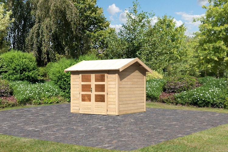 Karibu Premium Gartenhaus Theres 3 - 28 mm