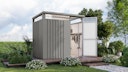 Karibu Metall Gartenhaus Osten (Østen) inkl. gratis Metallbox im Wert von 349,99 €