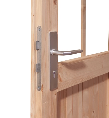 Karibu Saunahaus Skrollan 2 mit Vorraum terragrau inkl. gratis Saunaofen im Wert von 599,99 €