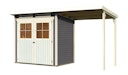Vorschaubild Karibu Eco Gartenhaus Grebenau / Glücksburg 2/3/4 mit 190 cm Schleppdach