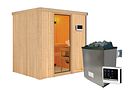 Vorschaubild Karibu Sauna Bodin mit Fronteinstieg 68 mm