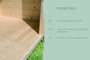 Vorschaubild Karibu Design Gartenhaus Home Office Studio 3 Blackline - 73 mm