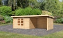 Vorschaubild Karibu Woodfeeling Gartenhaus Bastrup 7 naturbelassen - 28 mm