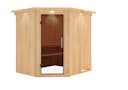 Vorschaubild Karibu Sauna Siirin mit Eckeinstieg 68 mm inkl. gratis Saunaofen im Wert von 599,99 €