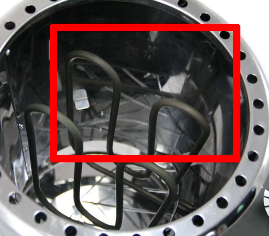 Heizstab 1,8 kW zu Karibu Saunaofen 3,6 KW 84154/0865001000