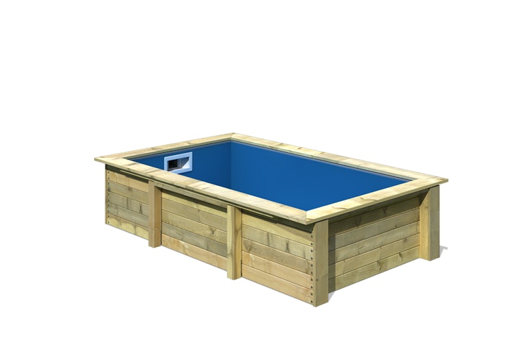 Karibu Triton Rechteck Pool - 305 x 182 cm - kesseldruckimprägniert