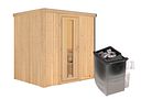 Vorschaubild Karibu Sauna Bodin mit Fronteinstieg 68 mm