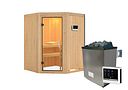 Vorschaubild Karibu Sauna Larin mit Eckeinstieg 68 mm