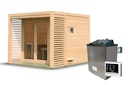Vorschaubild Karibu Gartensauna Saunahaus Angkor 3 inkl. gratis Saunaofen im Wert von 599,99 €
