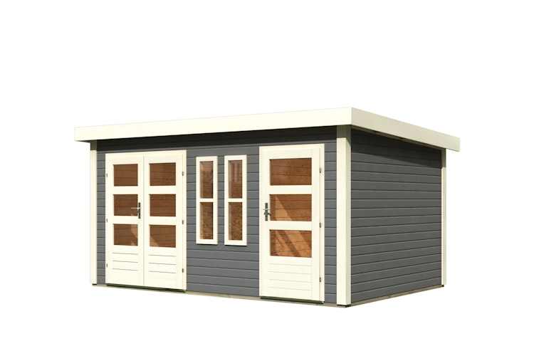 Karibu Woodfeeling Mittelwand-Gartenhaus Schönbuch 2 - 38 mm
