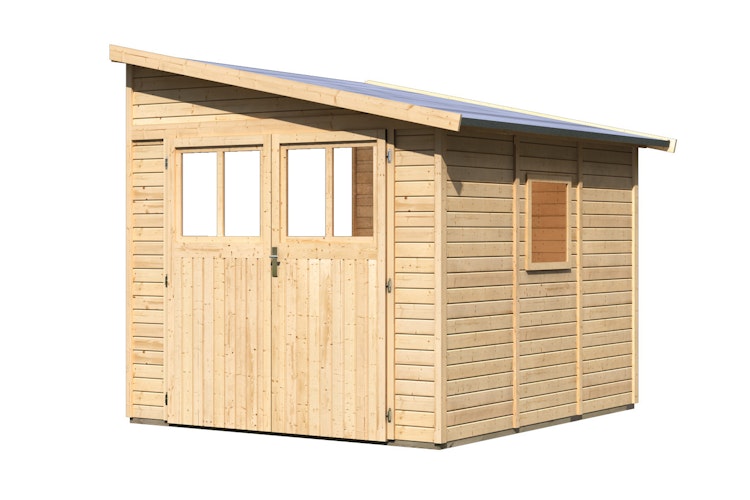 Karibu Premium Gartenhaus Bomlitz 2/3/4 naturbelassen - 19 mm