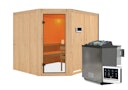 Vorschaubild Karibu Woodfeeling Sauna Horna - 68 mm Aktionssauna inkl. gratis Saunaofen im Wert von 599,99 €