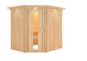 Vorschaubild Karibu Sauna Siirin mit Eckeinstieg 68 mm