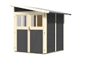 Vorschaubild Karibu Premium Anlehn-Gartenhaus Gerätehaus Juist/Wandlitz 2/3/4/5 - 19 mm
