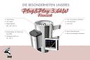 Vorschaubild Karibu Saunaofen 3,6 kW Plug & Play finnisch mit externer Steuerung Easy weiß