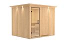 Vorschaubild Karibu Sauna Gobin mit Fronteinstieg 68 mm