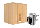 Vorschaubild Karibu Sauna Fanja - 68 mm Systemsauna - 230 Volt Plug & Play