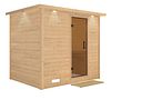 Vorschaubild Karibu Sauna Sonara - Massivholzsauna mit Fronteinstieg 38 mm inkl. gratis Saunaofen im Wert von 899,99€