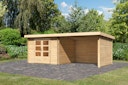 Vorschaubild Karibu Woodfeeling Gartenhaus Bastrup 5 naturbelassen - 28 mm