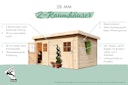 Karibu Woodfeeling Gartenhaus Tintrup - 28 mm