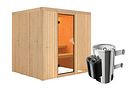 Vorschaubild Karibu Sauna Daria - 68 mm Systemsauna - 230 Volt Plug & Play