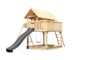 Vorschaubild Akubi Stelzenhaus Fidel mit Satteldach inkl. Wellenrutsche und Doppelschaukelanbau