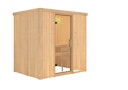 Karibu Sauna Fanja - 68 mm Systemsauna - 230 Volt Plug & Play