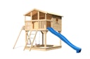 Vorschaubild Akubi Kinderspielhaus Kinderspielgerät Benjamin inkl. Wellenrutsche und Doppelschaukelanbau