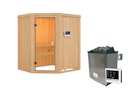 Vorschaubild Karibu Woodfeeling Sauna Faurin - 68 mm Aktionssauna inkl. gratis Sauna-Zubehörset im Wert von 234,94 €