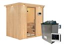 Vorschaubild Karibu Sauna Bodin mit Fronteinstieg 68 mm