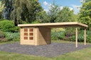 Vorschaubild Karibu Woodfeeling Gartenhaus Bastrup 4 naturbelassen - 28 mm