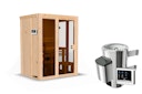 Vorschaubild Karibu Sauna Indira 1 - 68 mm Systemsauna - 230 Volt Plug & Play Aktionsangebot